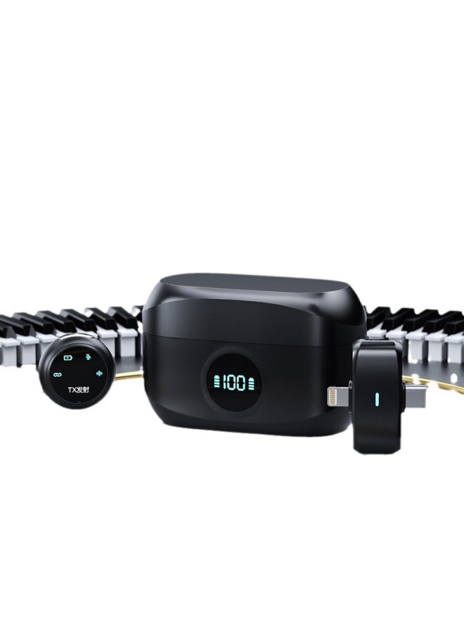 K31 Pro Mini Magnetic Wireless Mic Button Clip-on Microphone for Mobile Phone Portable Audio Recording for YouTube and Interviews - Image 3